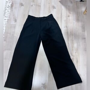 BRAND NEW Abercrombie and Fitch premium crepe tailored ultra wide leg pant 28S